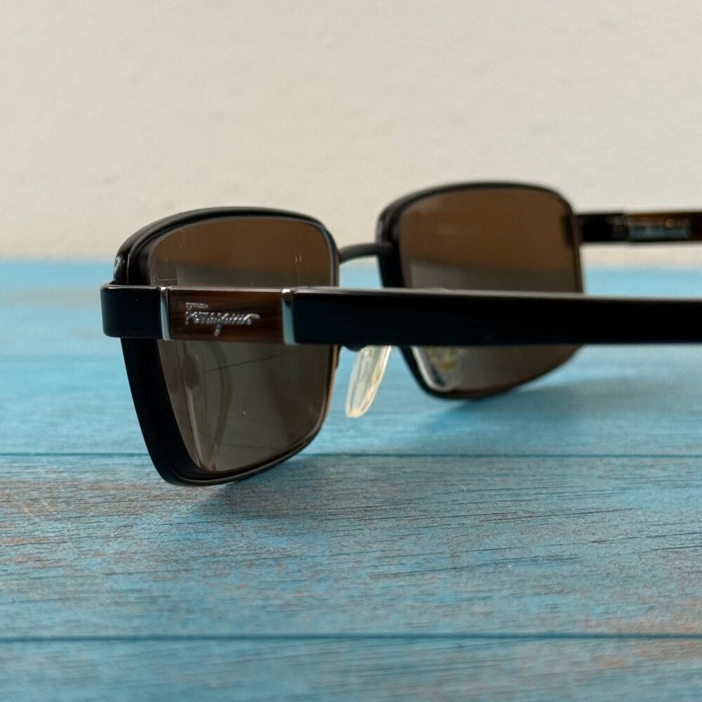 Salvatore Ferragamo Rectangular Black Eyeglass Fr… - image 8